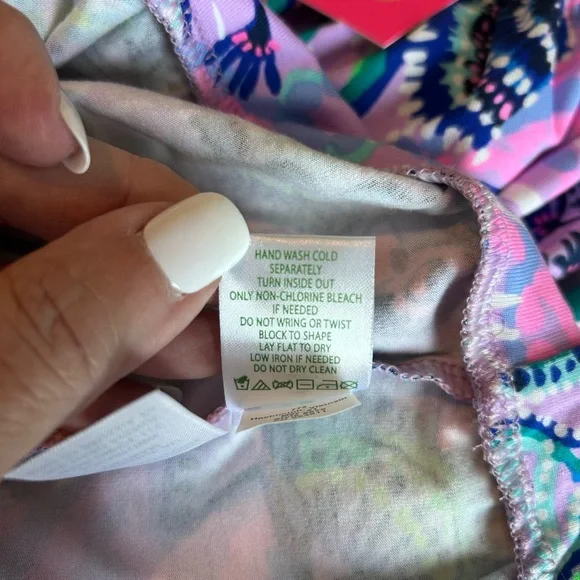 Lilly Pulitzer Purple Blue Halter Tank Top - Picture 12 of 12